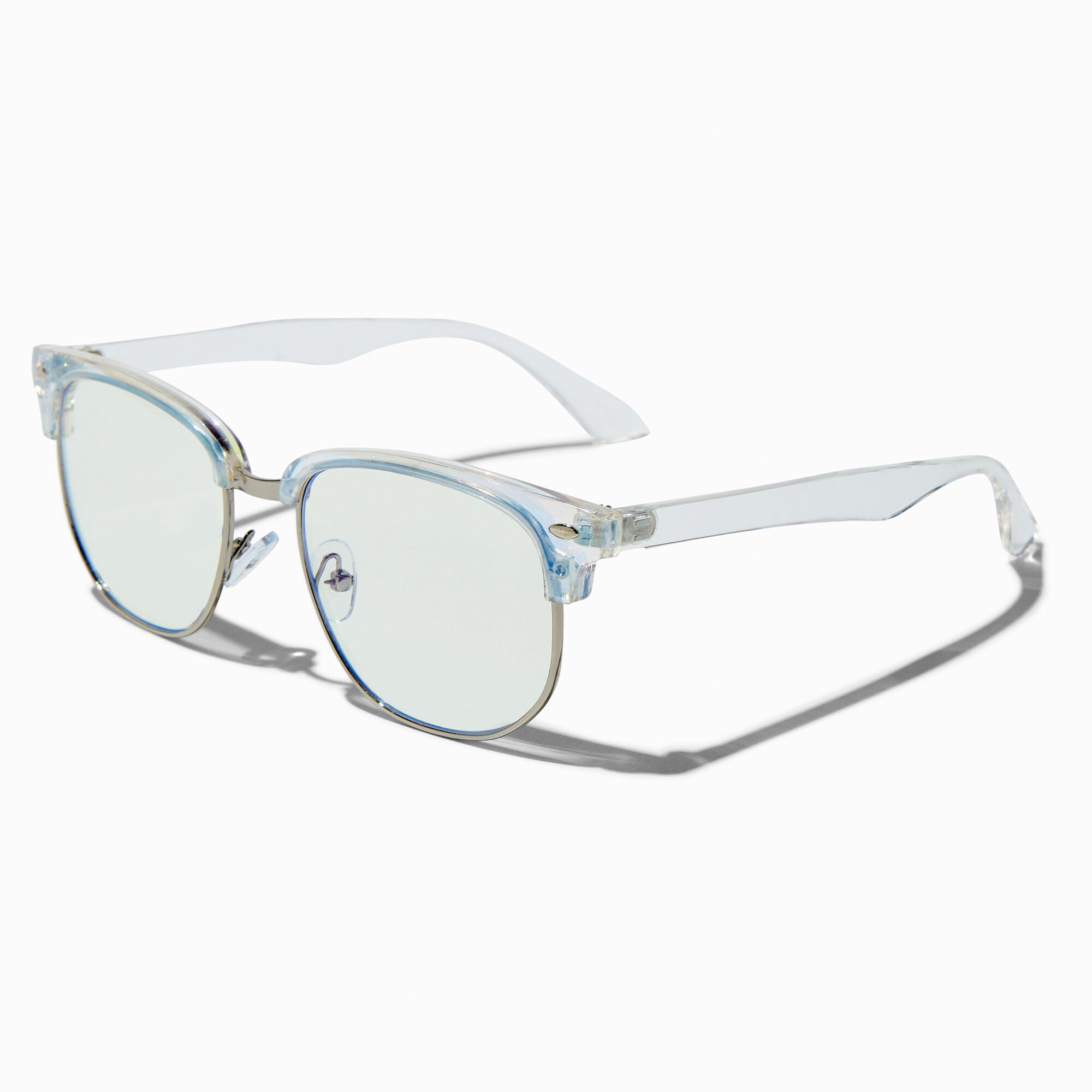 View Claires Solar Blue Light Reducing Clear Lens Frames  information