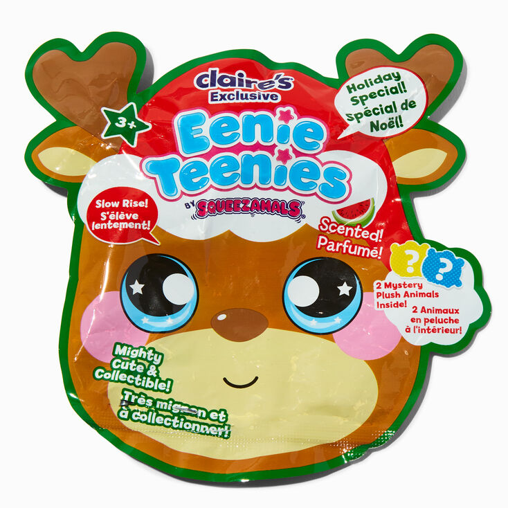 Squeezamals&reg; Eenie Teenies Christmas Scented Mystery Plush Blind Bag - Styles Vary,