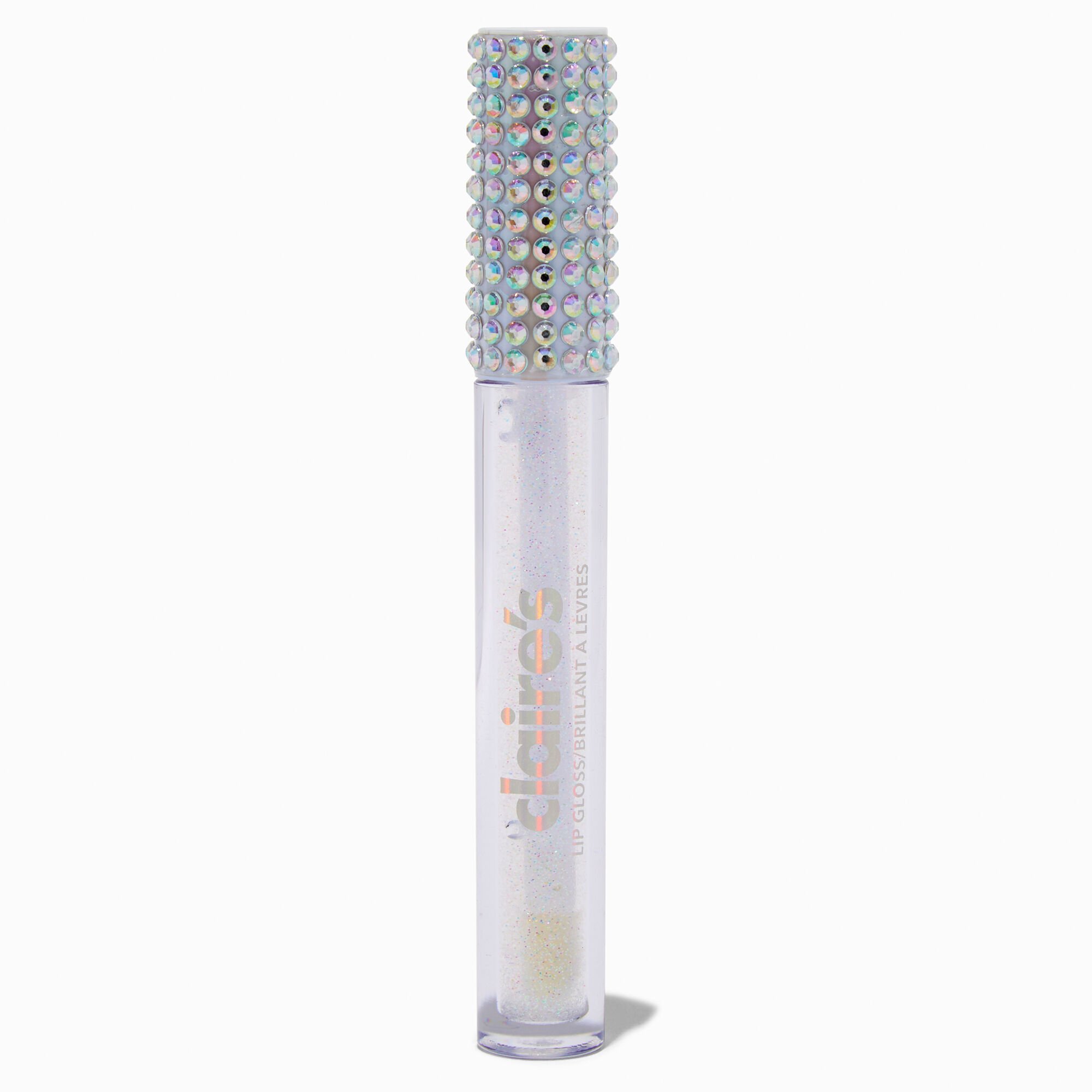 Silver Bling Glitter Lip Gloss Wand,