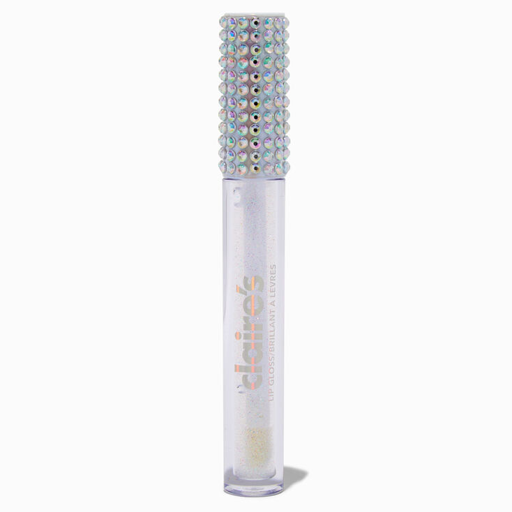 Silver Bling Glitter Lip Gloss Wand,