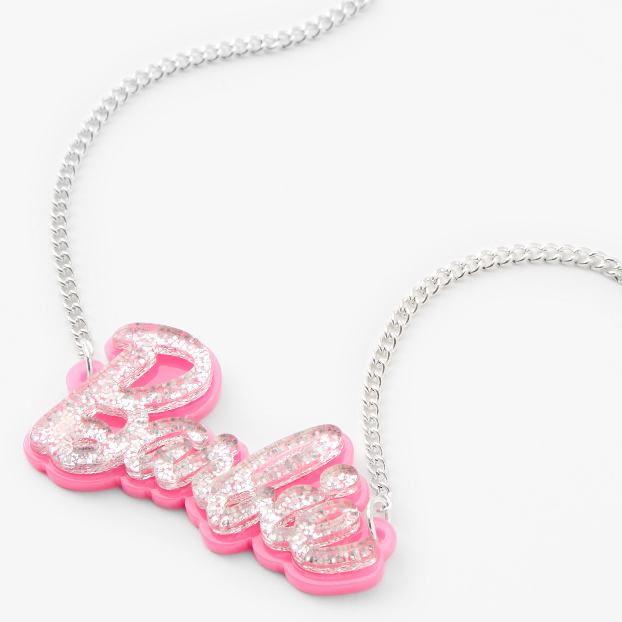 Barbie necklace claire's 2025