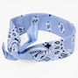 Paisley Bandana Headwrap - Blue,