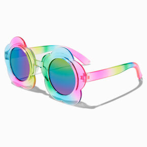 Claire&#39;s Club Rainbow Ombr&eacute; Flower Sunglasses,