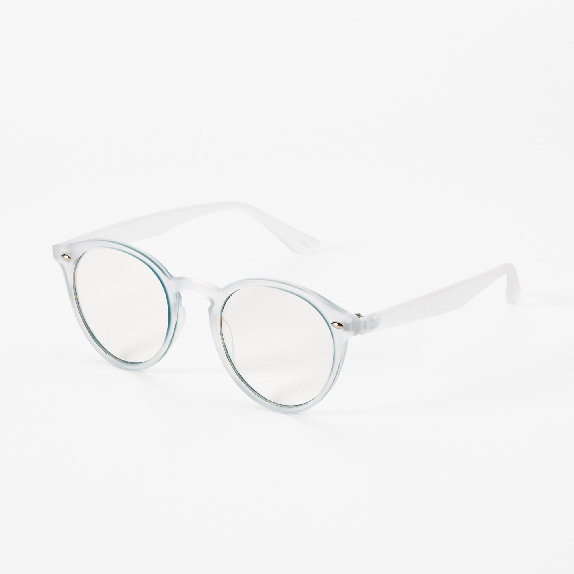 Round clear prescription glasses new arrivals