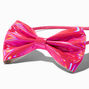 Pink Holographic Side Bow Headband,