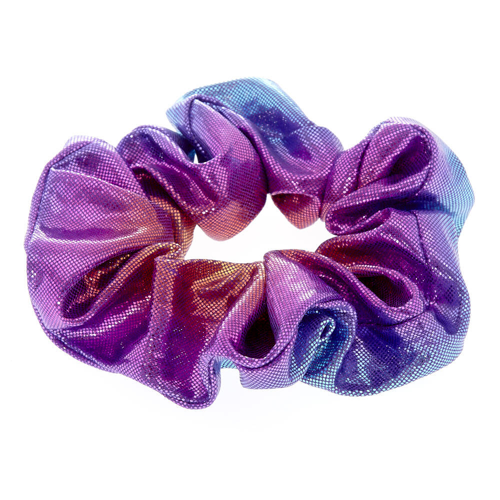 Medium Holographic Mermaid Hair Scrunchie,