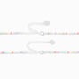 Best Friends UV Color-Changing Gummy Bear Beaded Choker Necklaces - 2 Pack,