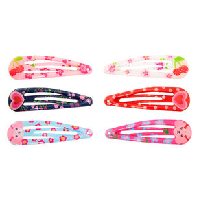 Claire&#39;s Club Poodle Snap Hair Clips - 6 Pack,