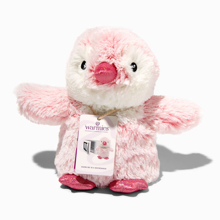 Warmies&reg; Pink Penguin Plush Toy,