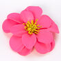 Bright Pink Flower Hair Clip,