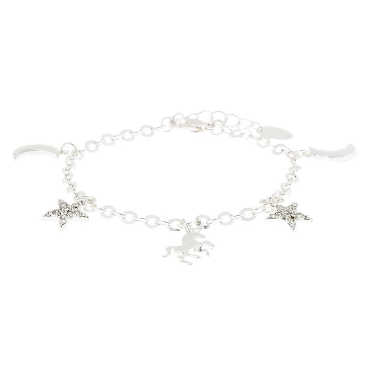 Silver Celestial Charm Bracelet,