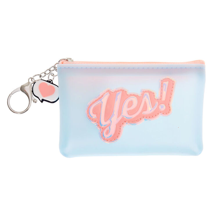 Claire's Yes ! Porte-monnaie en silicone - Bleu