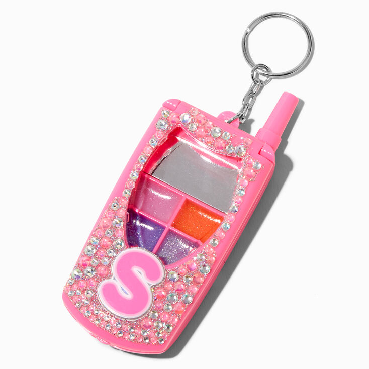 Initial Bling Flip Phone Lip Gloss Set - S,