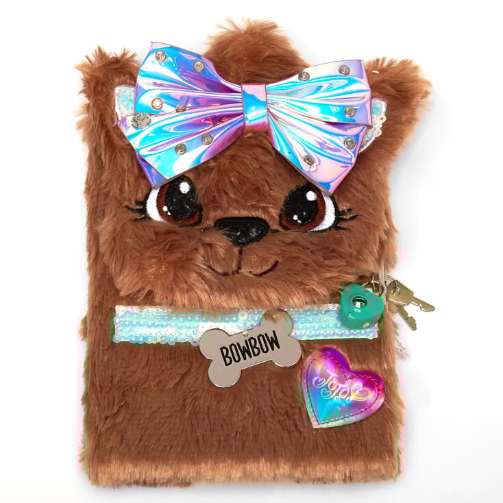 Claire's Journal intime à cadenas BowBow JoJo Siwa™ - Marron