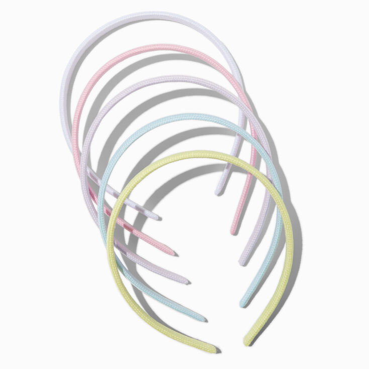 Serre-t&ecirc;tes en plastique corde pastel Claire&#39;s&nbsp;Club - Lot de 5,