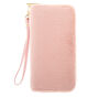 Faux Fur Wristlet - Pink,