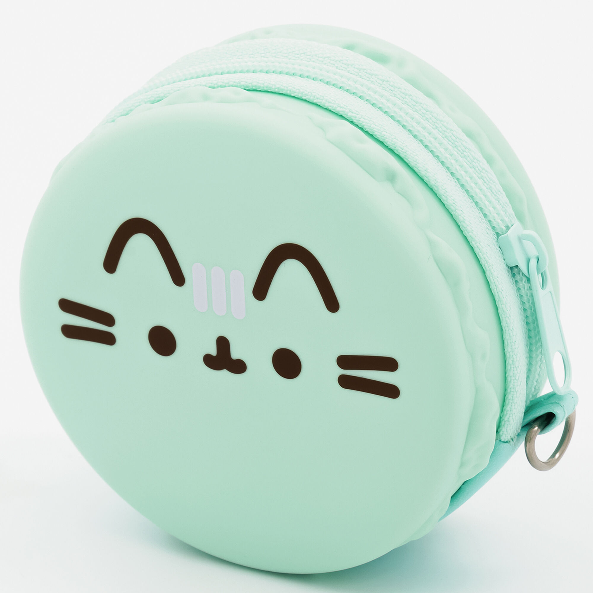Porte-monnaie silicone macaron Pusheen® - Vert menthe,