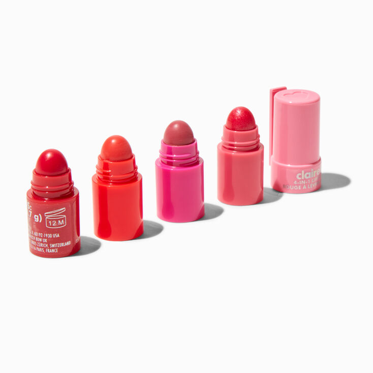 Pink 4-in-1 Lipstick Stack - 4 Pack,