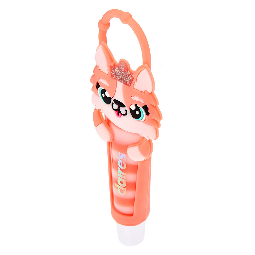 Queenie the Corgi Lip Gloss Tube - Peach,