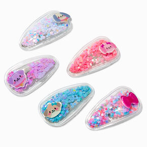 Claire&#39;s Club Sea Puppy Shaker Snap Hair Clips - 5 Pack,