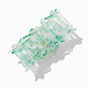 Blue Crystal Flower Hair Claw,