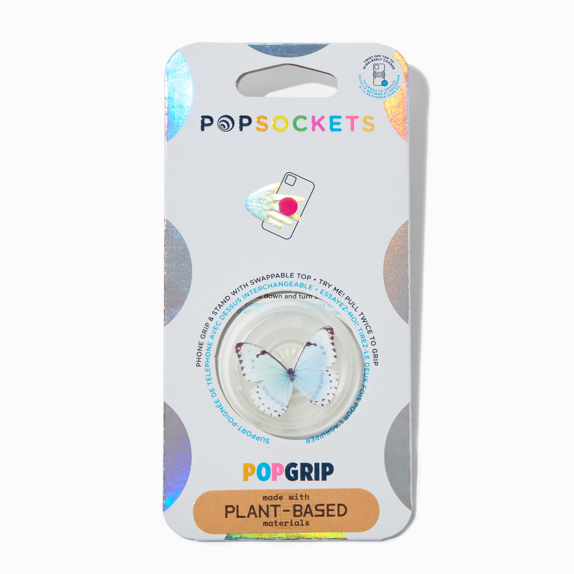 PopSockets® PopGrip - Printed Butterfly,