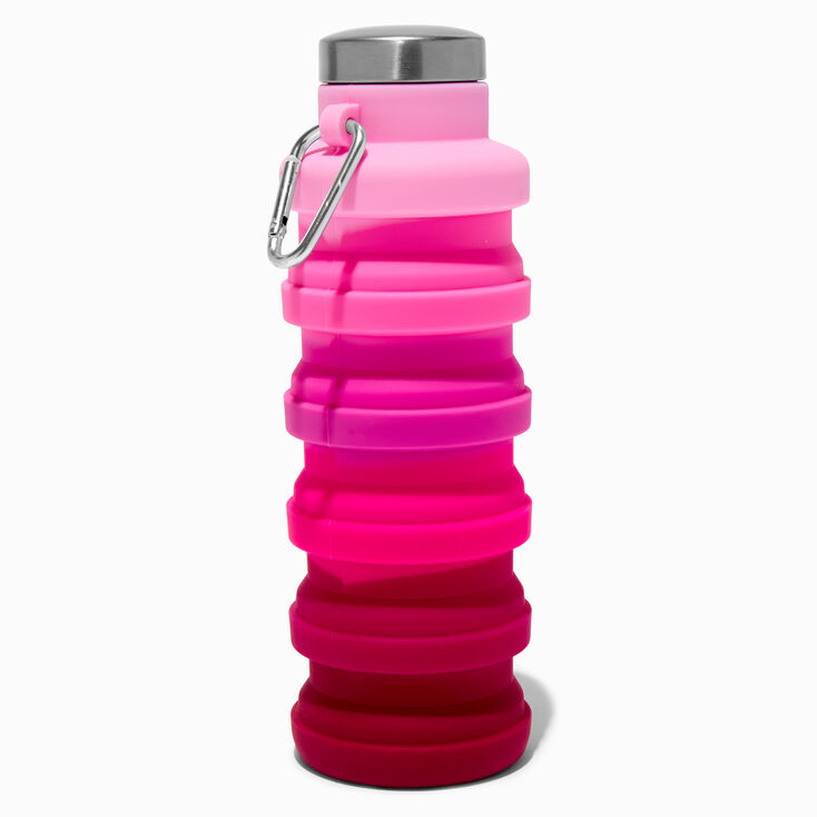 Collapsible Pink Ombr&eacute; Water Bottle,
