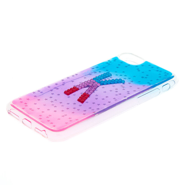 Coque de portable &eacute;toile Initiale K d&eacute;grad&eacute; - Compatible avec iPhone 6/7/8,