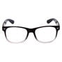 Black Ombre Retro Clear Lens Frames,