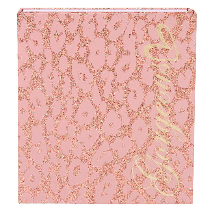 Pink Glitter Leopard 48 Piece Makeup Set,