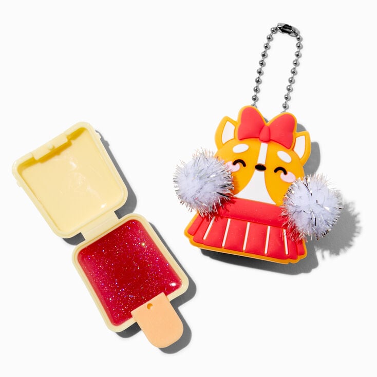 Pucker Pops&reg; Corgi Cheerleader Lip Gloss - Cherry,