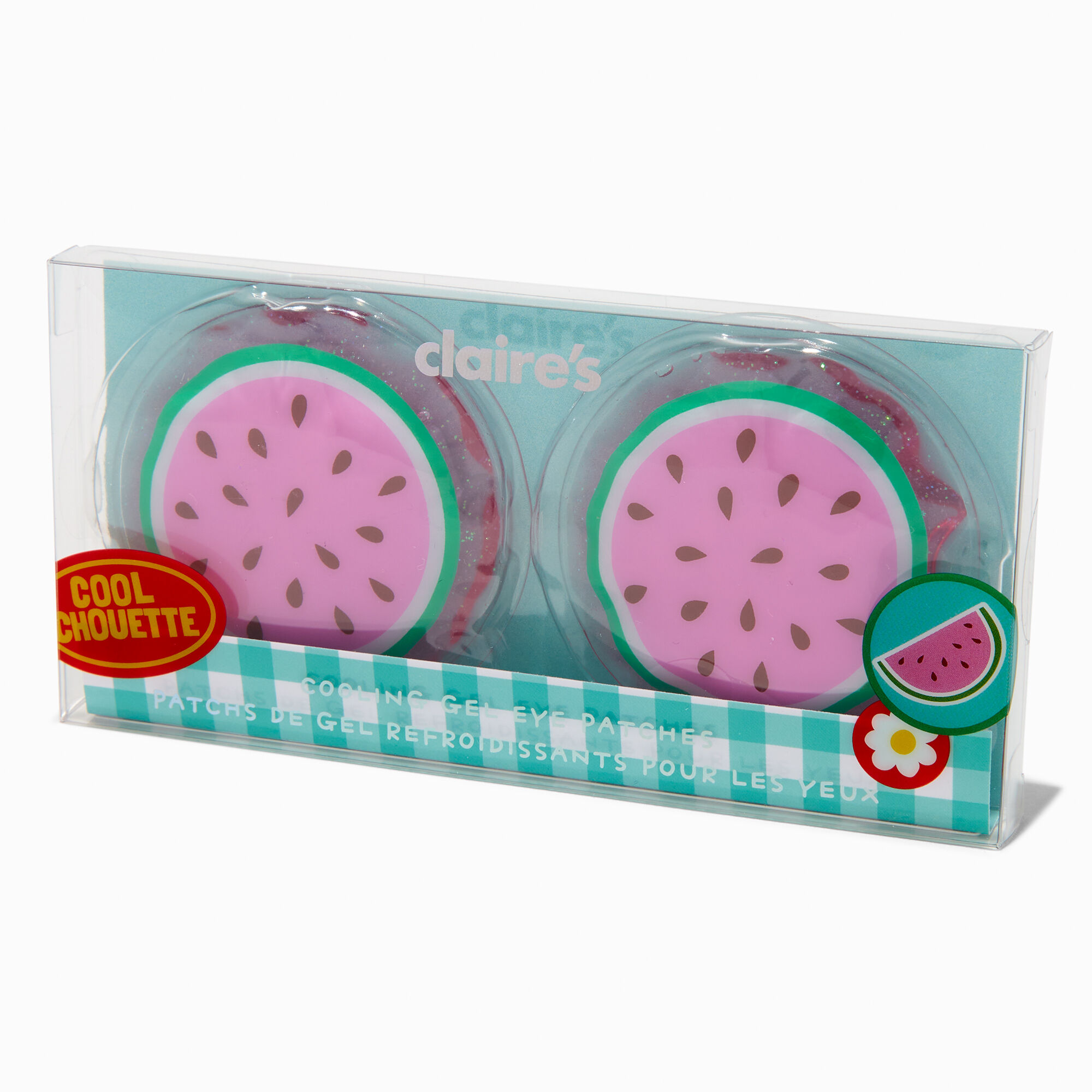 Cool Watermelon Cooling Gel Eye Patches - 2 Pack,