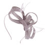 Feather Bow Headband - Grey,