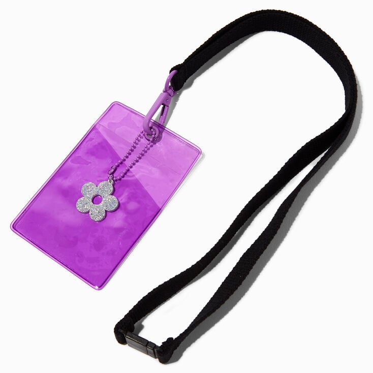 DIY Purple &amp; Black Lanyard,