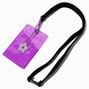 DIY Purple &amp; Black Lanyard,