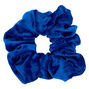Medium Velvet Hair Scrunchie - Royal Blue,