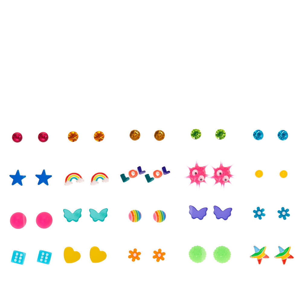Cool funky stud earrings best sale