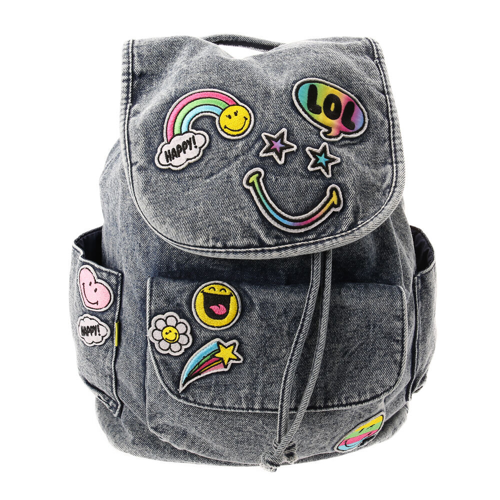 Denim bag with patches online