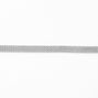 Silver Multi Row Ball Chain Choker Necklace,