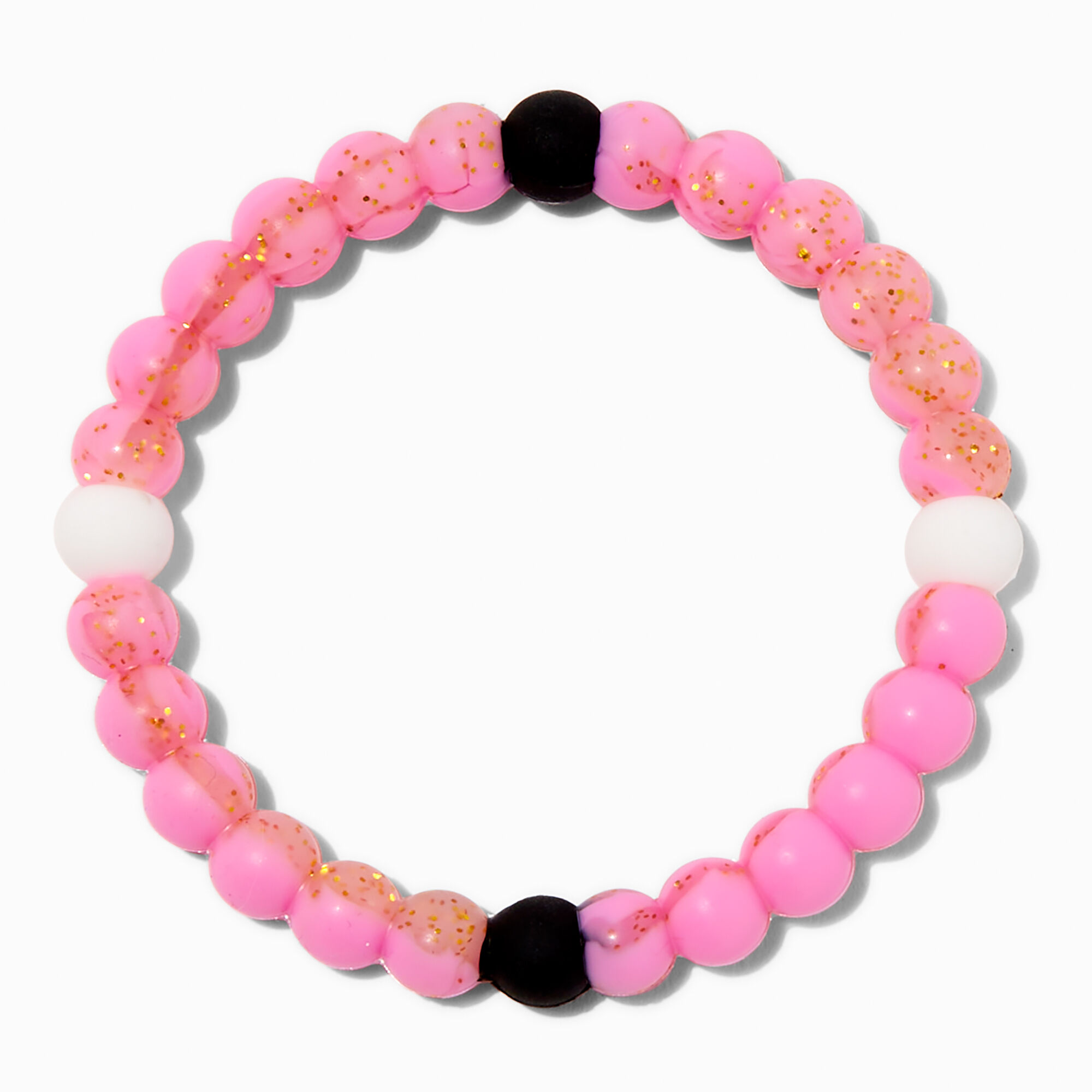 Pink Bubble Fortune Stretch Bracelet Claire s US