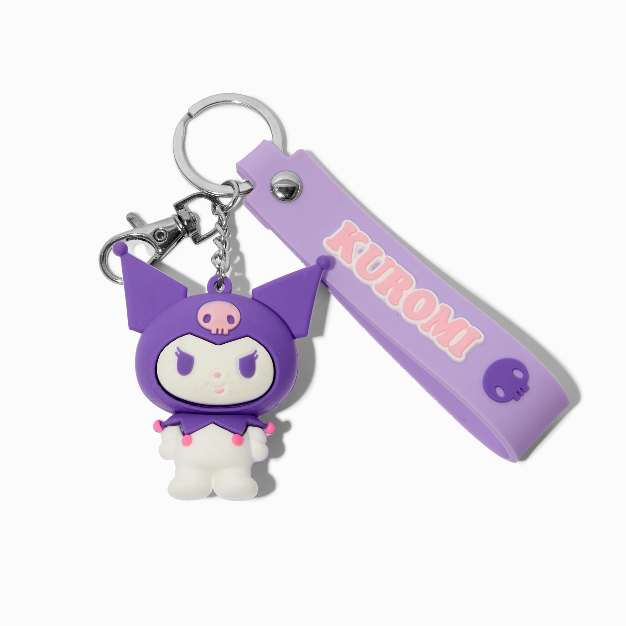Hello Kitty® And Friends Kuromi™ 3D Wristlet Keychain,