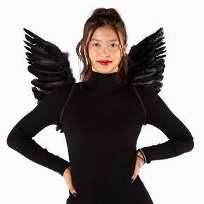 Black Feather Angel Wings,