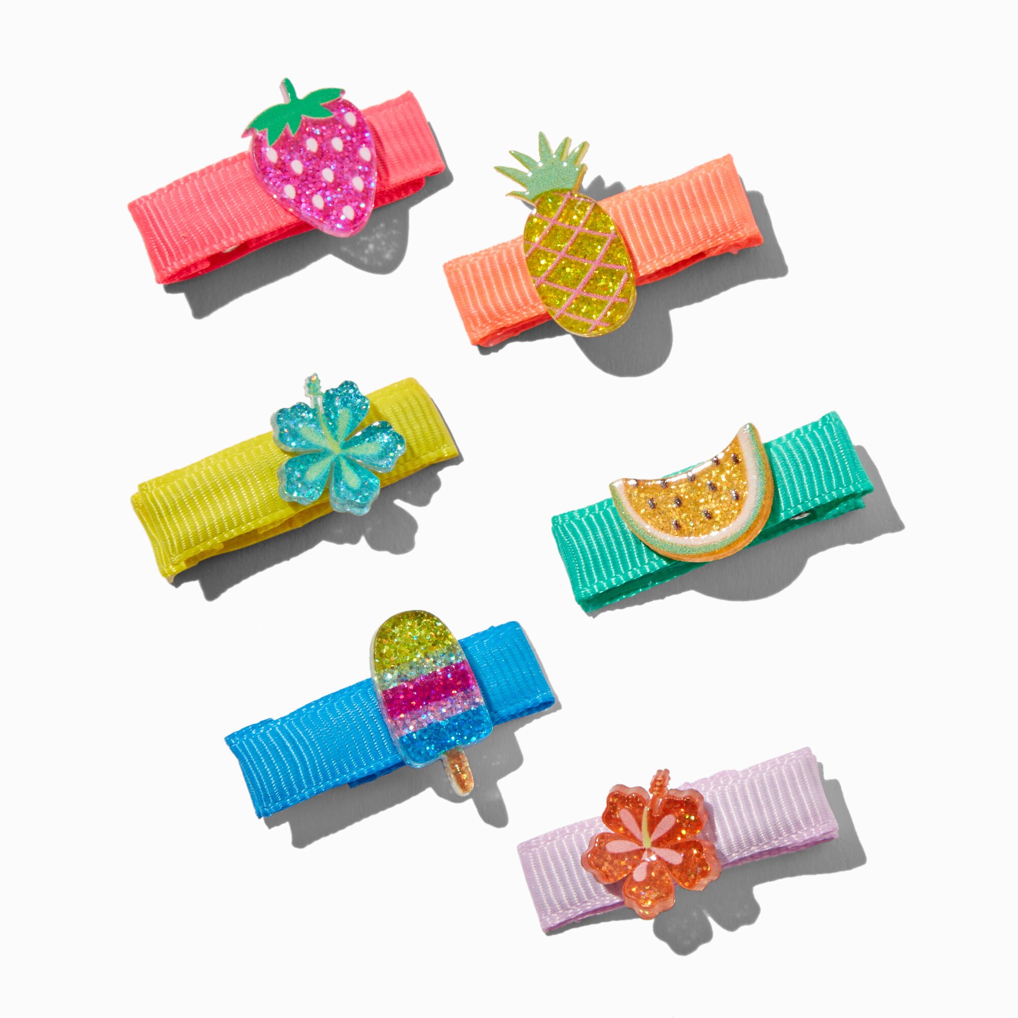 View Claires Club Summer Fruit Hair Clips 6 Pack information