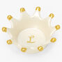 Crown Initial Jewelry Holder Tray - L,
