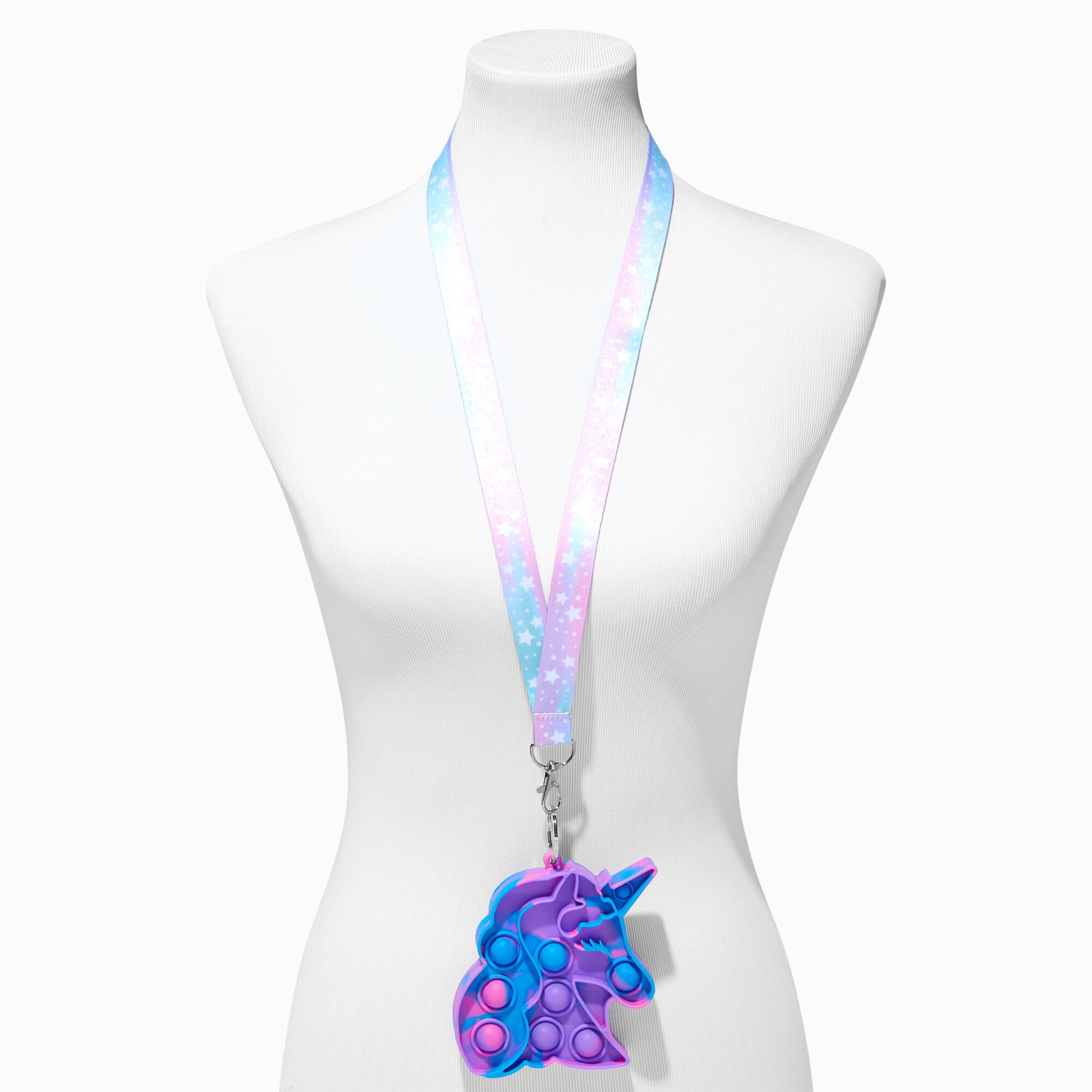 Unicorn Popper Lanyard Fidget Toy,
