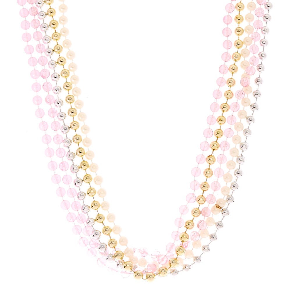 Claire's Club Bead Necklaces - 5 Pack,