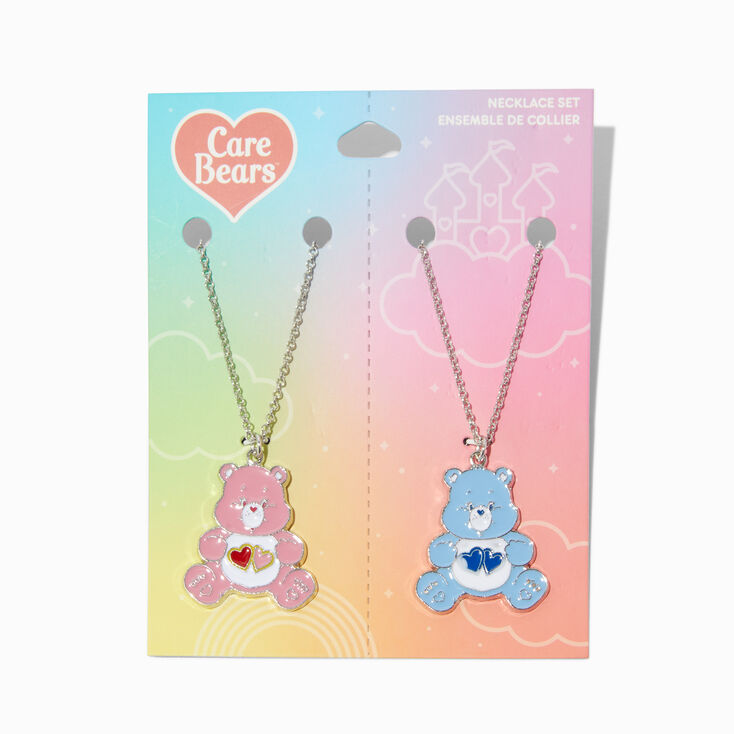 Colliers &agrave; pendentif Best Friends Bisounours&trade; - Lot de 2,