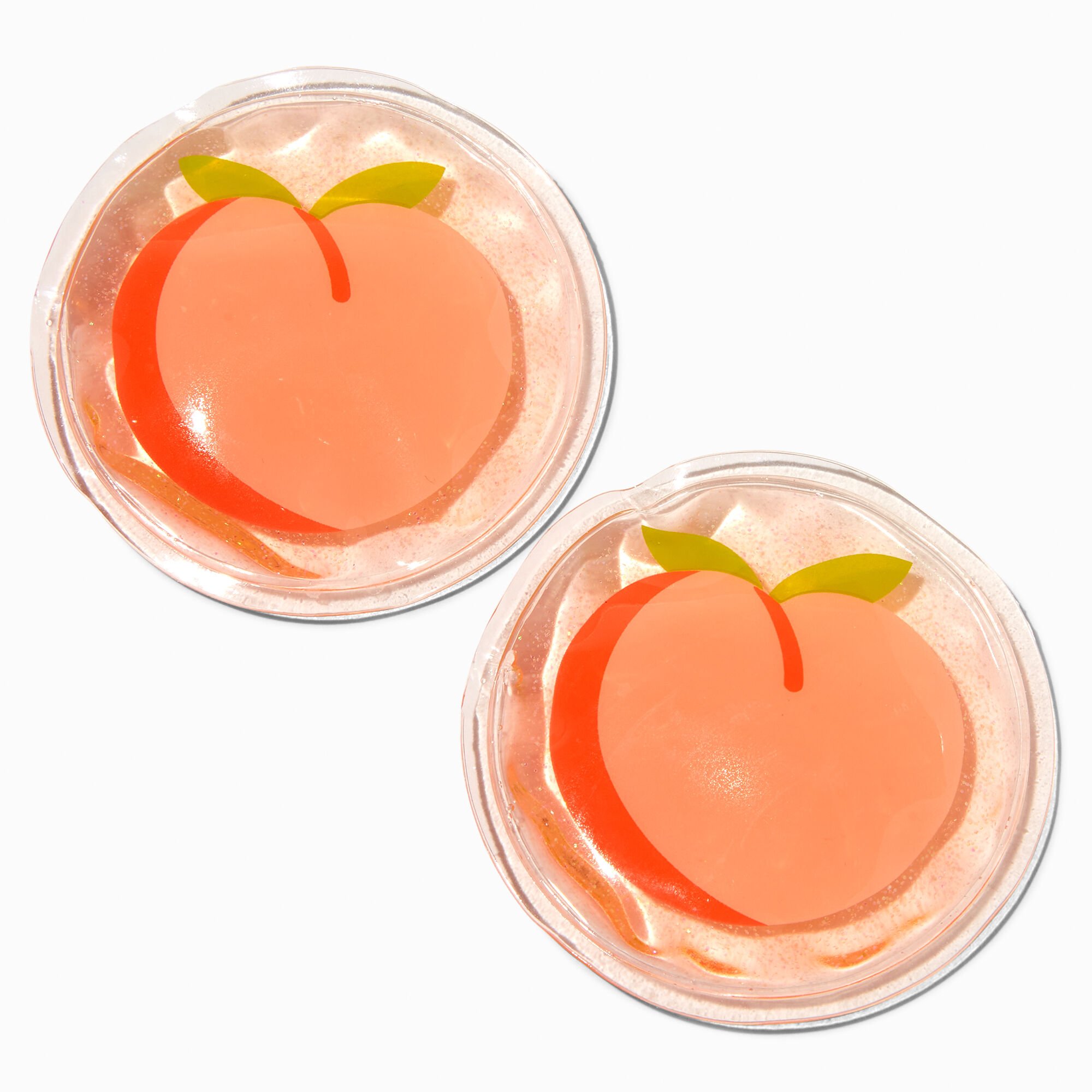 Juicy Peach Cooling Gel Eye Patches - 2 Pack,