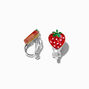Strawberry Clip-On Stud Earrings,