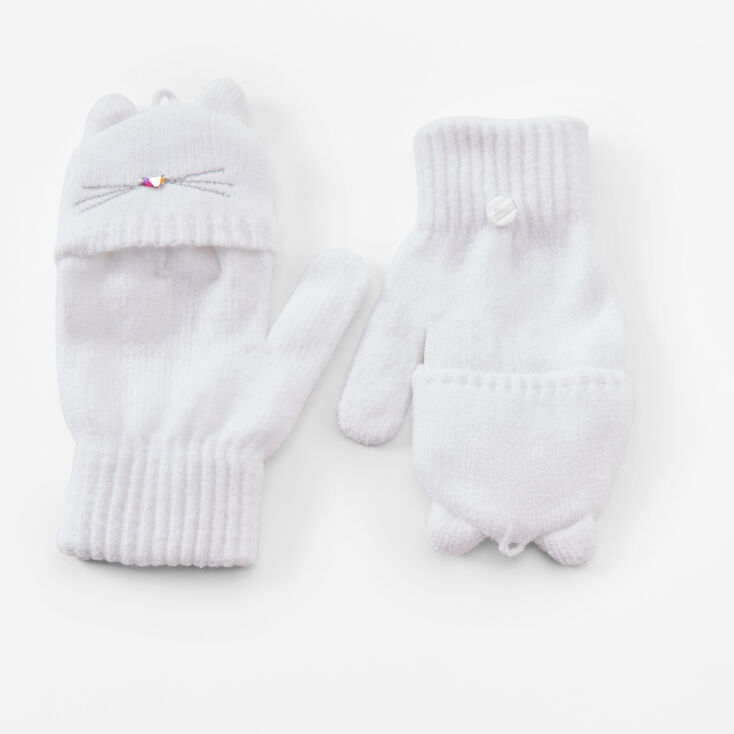 Gants chat - Blanc,